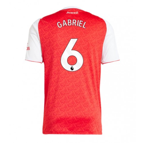 Arsenal Gabriel Magalhaes #6 Hjemmebanetrøje 2025-26 Kortærmet